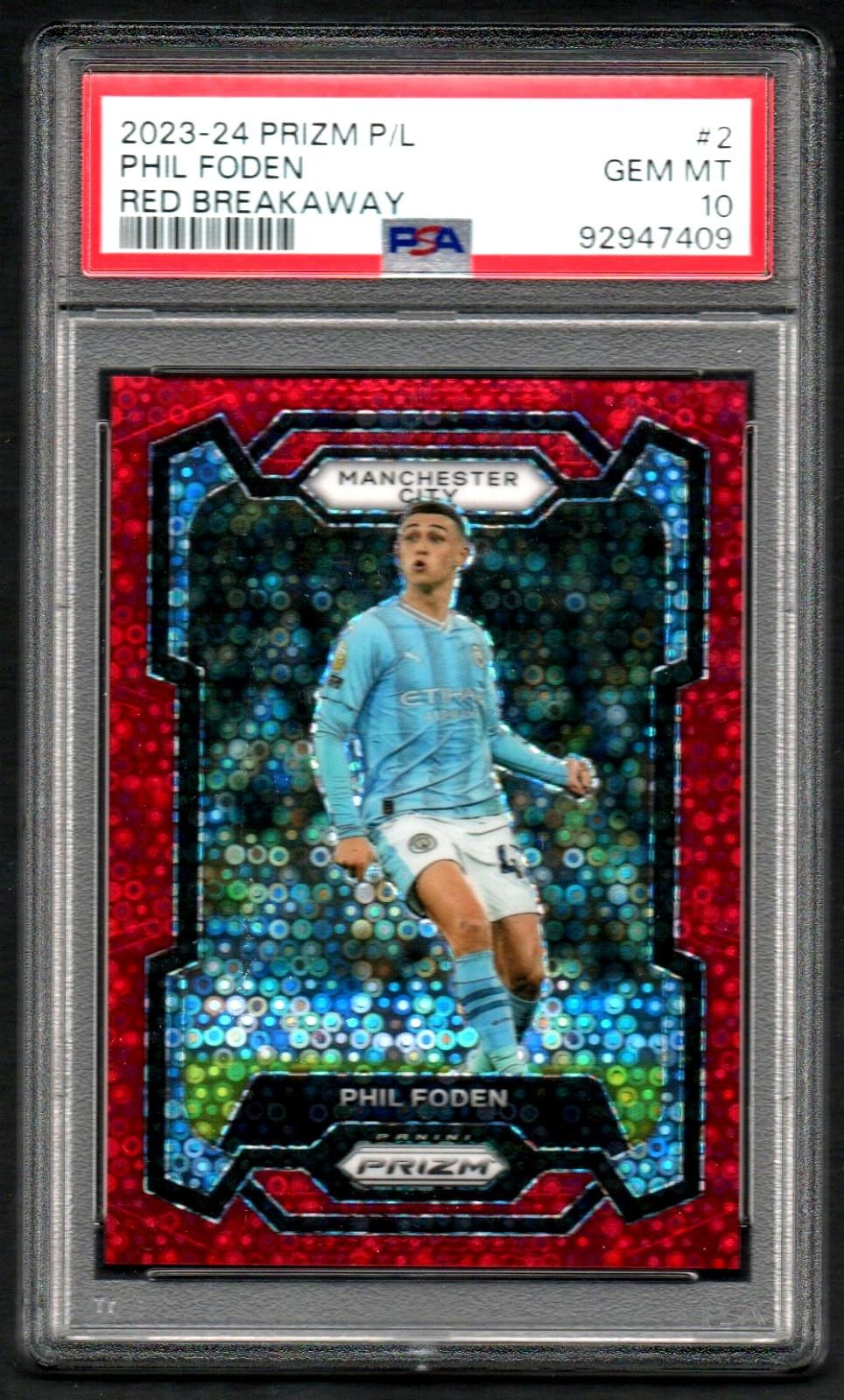 Phil Foden PSA 10 Red Breakaway